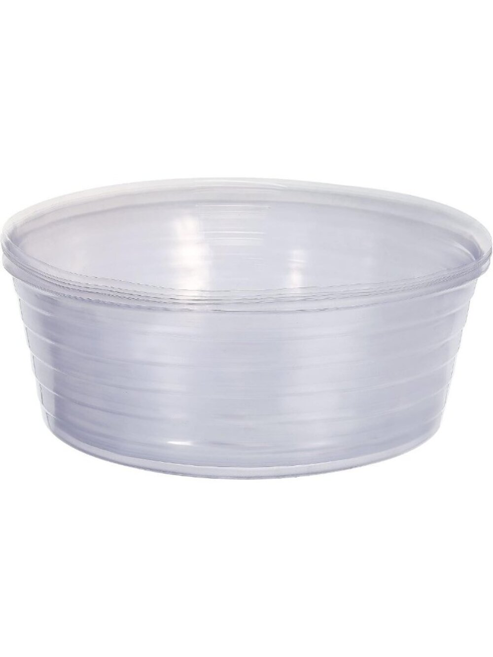 14-Inch Clear Plant Pot Saucer - Round Flower Drip Tray for Indoor/Outdoor Use